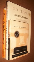 The Prophet Knopf HCDJ 1988 Procession Poems Kahlil Gibran $2.75 Sand Foam lot 3
