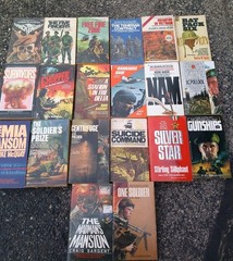 Lot 20 Vintage Vietnam War PBs: 17 Novels + 3 Nonfiction Nice Variety of Authors