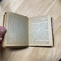 RARE Little Leather Library Book • In The Rue Morgue • Edgar Allen Poe • Redcrof