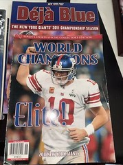 LINDYS SPORTS COLLECTORS EDITION 2011 NY GIANTS WORLD CHAMPIONS Deja Blue Book