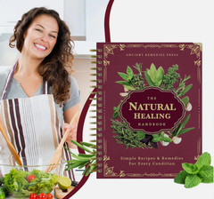Natural Healing Handbook Herbal Remedies Book DIY Home Cure Wellness Guide NEW