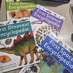 My First Encyclopedia Set of 4 – Animal Dinosaur Space Science Box Set DK NEW