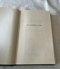 Lady Chatterley’s Lover And Women in Love by D.H. Lawrence – 1928 By Orioli