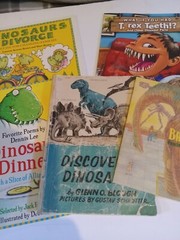 Dinosaur Reading Books For Kids Lot Of 5 Paperbacks Including 1960 Dino Book