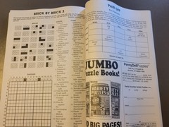 Lot of 2 Variety Puzzle Books by PENNYPRESS – Approved & Family Puzzles & Games