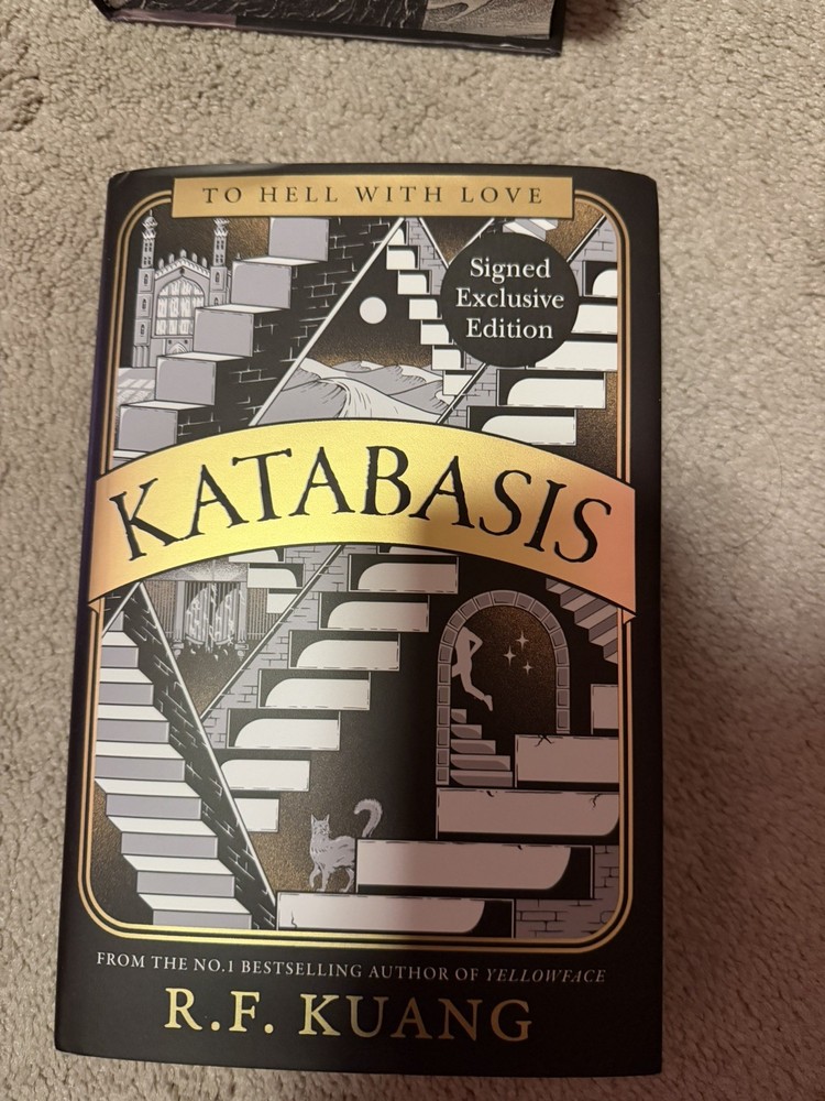 Katabasis by R.F. Kuang – SIGNED – Waterstones Exclusive Edition Printed Edges