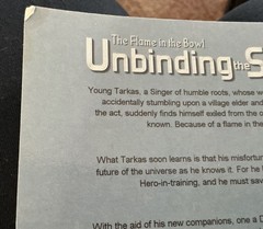 SIGNED COPY Unbinding the Stone by Marc Vun Kannon Trade Paperback Great Find