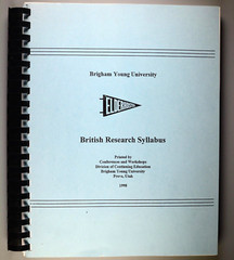 Elderhostel British Research Syllabus 1998 BYU Genealogy Seminar Helen Clegg