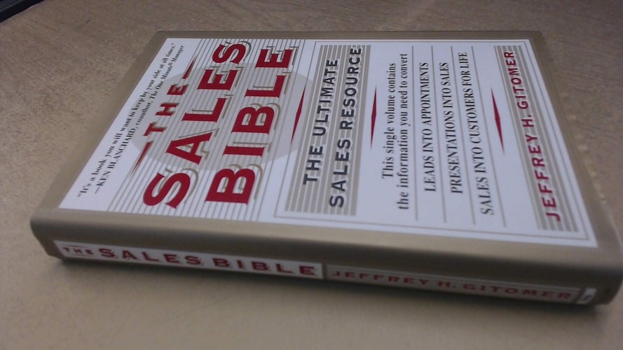The Sales Bible The Ultimate Sales Resource by Jeffrey H. Gitomer, Good Book