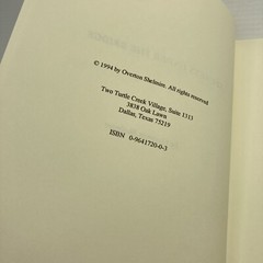 Memoir of Dallas 1930s-40s Secrets Under the Bridge Overton Shelmire Signed! HC