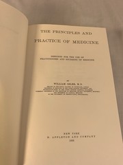 Osler PRINCIPLES & PRACTICES OF MEDICINE Classic of Medicine 1978 Near Mint