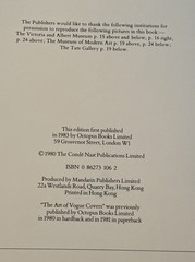 The Art of Vogue Covers 1909-1940 Hardcover Book William Packer English Fashion