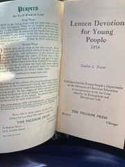 Lenten Devotional Readings For Young People 3/3-4/18 (24 Pages)