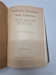 American School of Correspondence Employment Mgmt & Safety Eng HC 1919 Illus