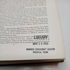 STANDARD METHODS OF CHEMICAL ANALYSIS By Frank J. Welcher – HC was owned by NASA