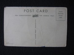 Vintage Ten Commandments Postcard [Warner Press] Undated
