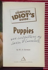 Complete Idiot’s Guide To Puppies by M. A. Gorman PB 296 pages – Good Condition