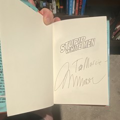 Stupid White Men by Michael Moore HC Signed Inscribed Vintage w/DJ