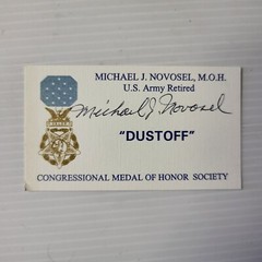Dustoff: The Memoir of an Army Aviator by Michael J. Novosel *SIGNED* 1999 HC/DJ
