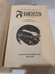 The Mammoth Book of Werewolves & Mammoth Book of Frankenstein Stephen B. Jones