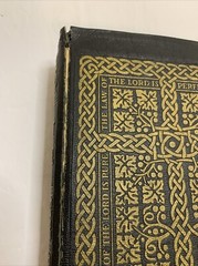 The Holy Bible 1950 Golden Book Edition Thumb Leather Binding KJV USA