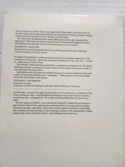 Living Letters from Life Application Bible.