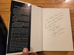 John Bacon SIGNED Bo’s Lasting Lessons Michigan Schembechler First Edition COA