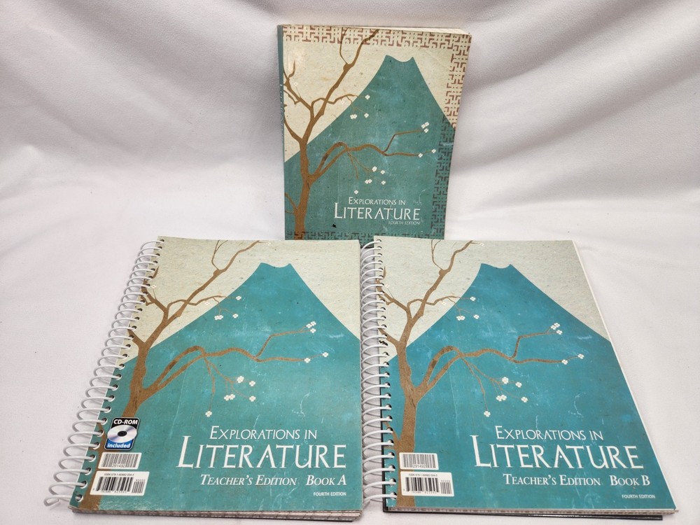 BJU Explorations in Literature Teacher A & B, Student Text Grade 7 4th Ed W/ CD