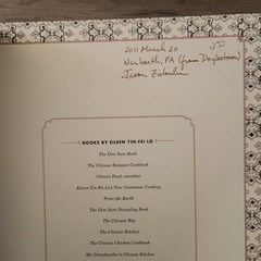 Mastering the Art of Chinese Cooking Eileen Yin-Fei Lo Signed Copy 1st Edition