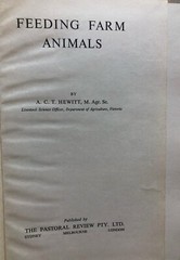 Feeding Farm Animals A Hewitt