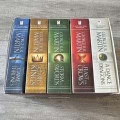 George R.R. Martin A Song of Ice and Fire Fantasy Novel Box Set (5 Books)