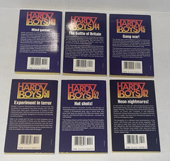 Lot of 6 Hardy Boys Casefiles Books #43 44 45 50 52 62 Final Gambit Franklin W.