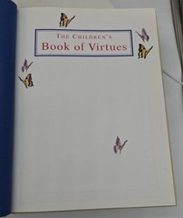 CHILDREN’S BOOK OF VIRTUES – William J. Bennett – First Edition – 1995 – HC