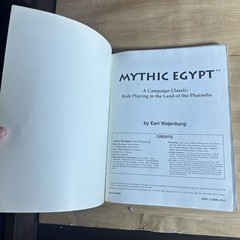 Campaign Classics Mythic Egypt #1050 Role Playing Game Book FRP Systems 1990 PB
