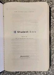 Zondrevan NIV Student Bible 2002 Premium Bonded Leather