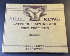 1922 – Sheet Metal Pattern Drafting And Shop Problems – Rare – Daugherty VL08