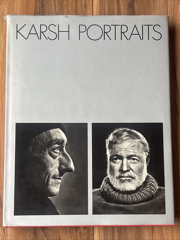 Karsh Portraits 1976 First Edition Photography Portrait Book Hardcover DJ