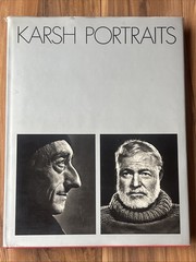 Karsh Portraits 1976 First Edition Photography Portrait Book Hardcover DJ