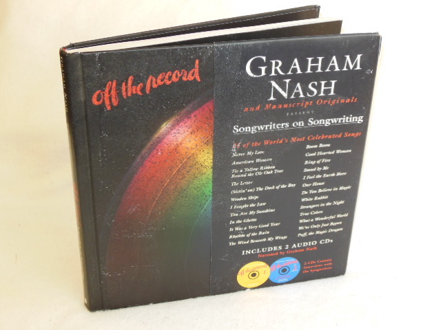 Graham Nash OFF THE RECORD (ill.) Illustrated plus CD Andrews McMeel Pub. 2002