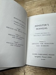Ministers Manual Set 2 Volumes 1 & 3 William Pickthorn Gospel Publishing House