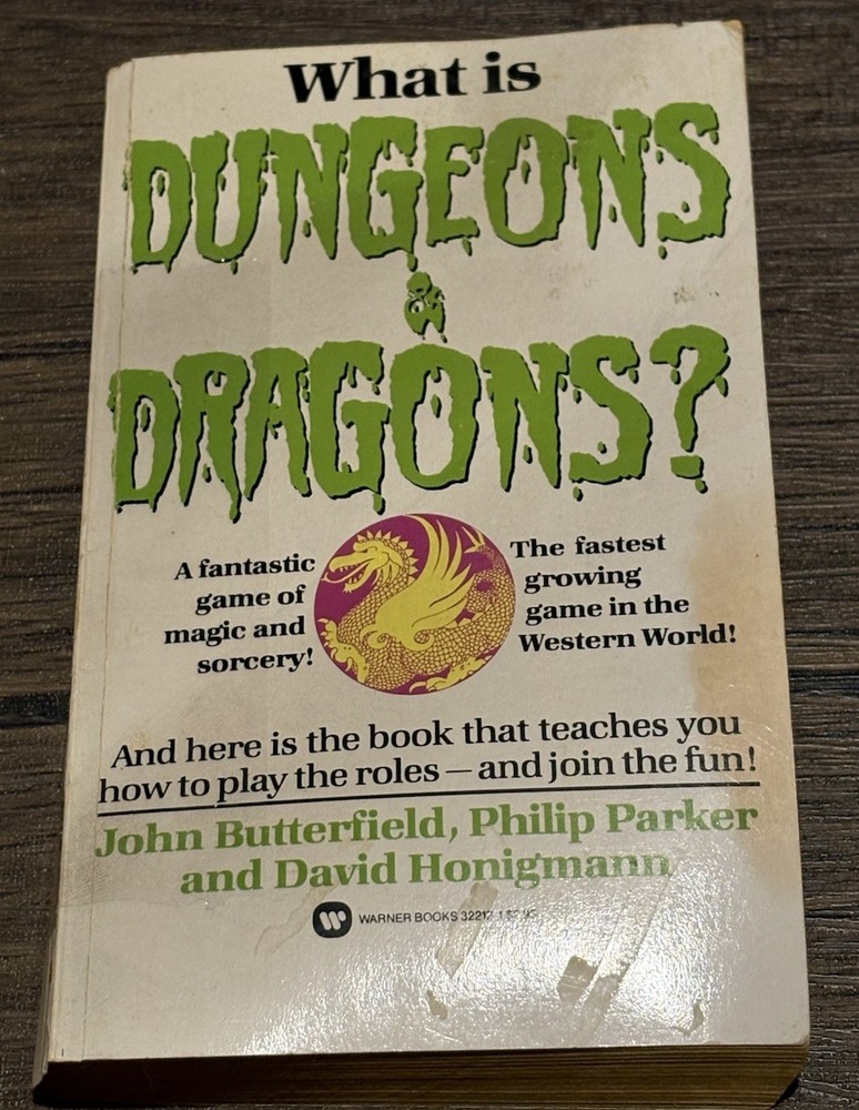 What Is Dungeons and Dragons? 1984 First Warner Books Paperback Butterfield