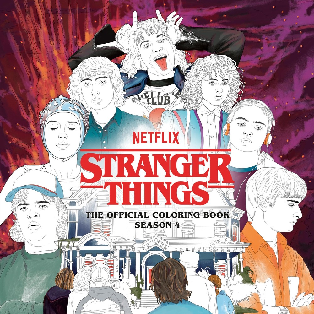 Stranger Things: The Official Coloring Book, Season 4 Multicolor
