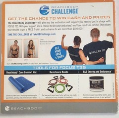 Official Focus T25 Get It Done Nutriton Cookbook 82 Pages Size 5″ x 5″