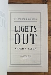 Lights Out By Navessa Allen Barnes & Noble Special Edition PB Book Sprayed Edges