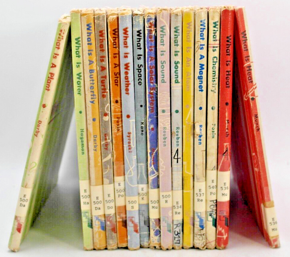 Vtg Children’s WHAT IS IT Series Book Hardcover 1960 1961 Lot Of 15 | MCM