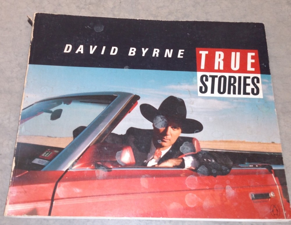 David Byrne True Stories Book Paperback 1986