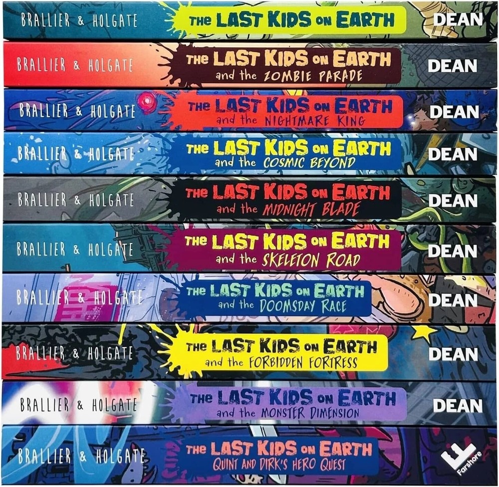 Last Kids on Earth Complete 10 Book Collection Set by Max Brallier Paperback Age