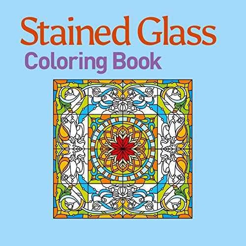 Stained Glass Coloring Book – Paperback, by Arcturus Publishing – Very Good