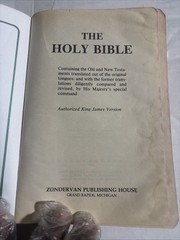 Holy Bible King James Version With Helps Zondervan Words of Christ in Red Letter