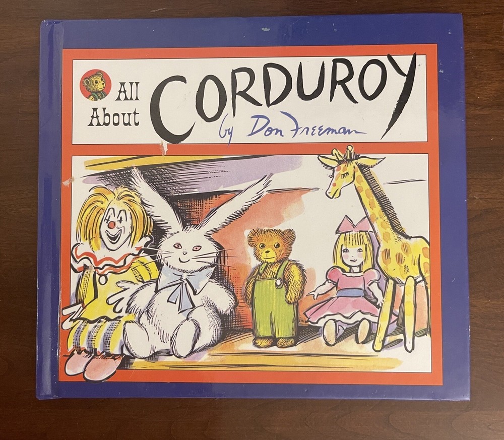 Don Freeman All About Corduroy 2 Stories in 1 Book Hardcover 8.25 x 9.25 In